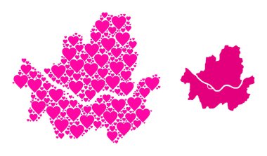 Seul Belediyesi 'nin Pembe Şablon Haritası