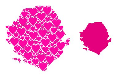 Sierra Leone 'nin Pembe Aşk Modeli Haritası