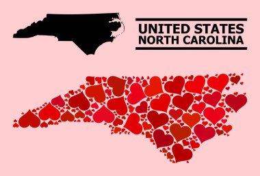 Kuzey Carolina Mozaik Haritası