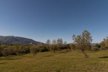 Molise, İtalya. Muhteşem sonbahar manzarası.