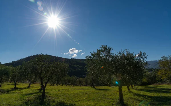 Molise Talya Muhteşem Sonbahar Manzarası — Stok fotoğraf