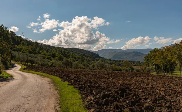 Molise Italien Spektakuläres Herbstpanorama — Stockfoto