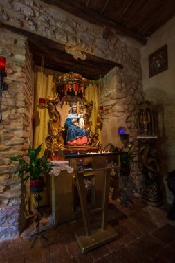 Bernardella, Ascoli Piceno, Marche. Madonna della Consolazione Sığınağı. Görünüm
