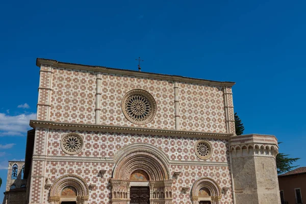 Aquila Abruzzo Basiliek Van Santa Maria Collemaggio Een Religieus Symbool — Stockfoto