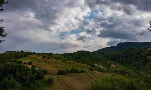 Bernardella Ascoli Piceno Marche Wspaniały Widok Wzgórza Marche — Zdjęcie stockowe