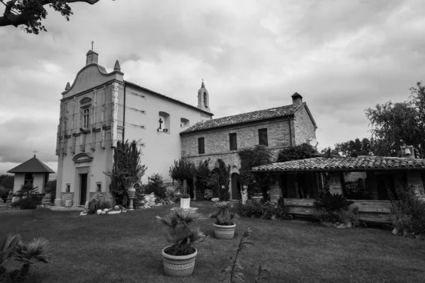 Bernardella Ascoli Piceno Marche Святилище Мадонни Делла Консолясьйоне Вид — стокове фото