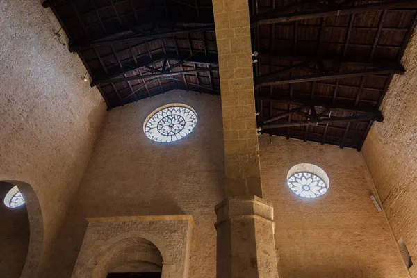 Aquila Abruzos Basílica Santa Maria Collemaggio Símbolo Religioso Ciudad Que — Foto de Stock