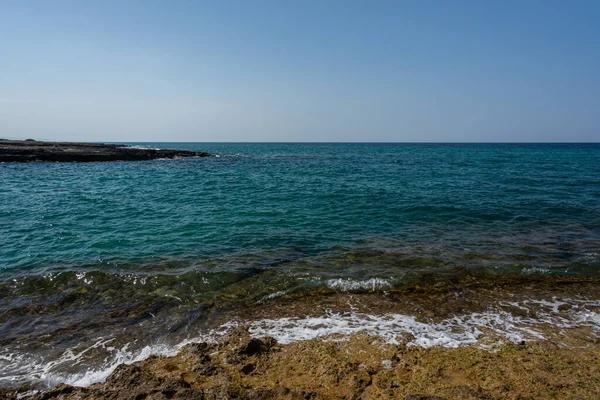 Ostuni Brindisi Puglia Fantástica Vista Las Aguas Claras Claras Las — Foto de Stock