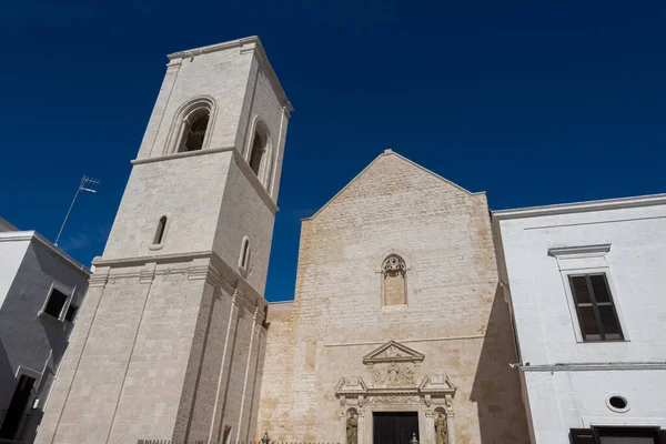 Polignano Mare Moederkerk Van Maria Assunta Het Stijgt Piazza Emanuele — Stockfoto