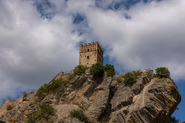 Roccascalegna Castelo Medieval Castelo Roccascalegna Uma Estrutura Defensiva Localizada Município — Fotografia de Stock