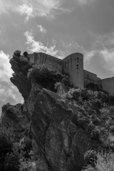 Roccascalegna Medieval Castle Castle Roccascalegna Defensive Structure Located Municipality Roccascalegna — Stock Photo, Image