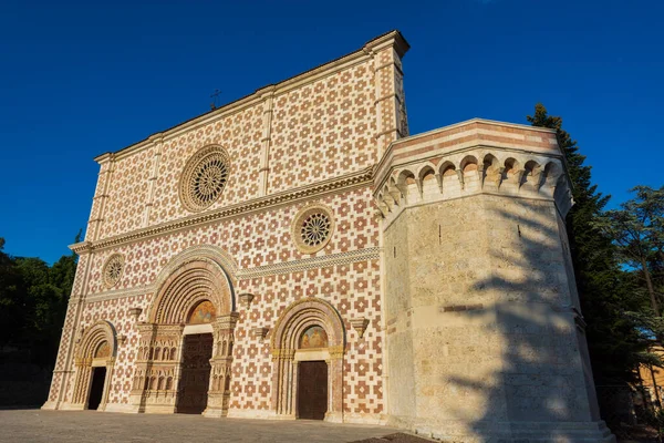 Aquila Abruzzo Basiliek Van Santa Maria Collemaggio Een Religieus Symbool — Stockfoto