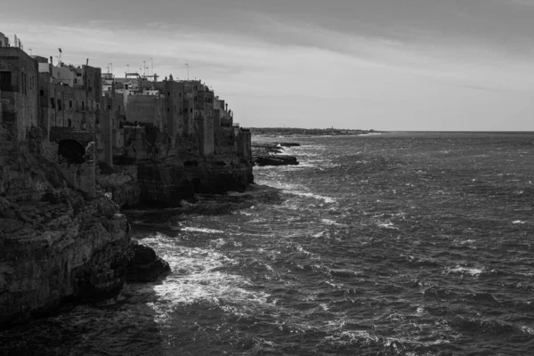 Polignano Mare Comune Della Città Metropolitana Bari Puglia Parte Più — Foto Stock