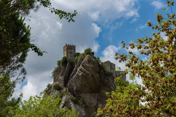 Roccascalegna Medieval Castle Castle Roccascalegna Defensive Structure Located Municipality Roccascalegna — Stock Photo, Image