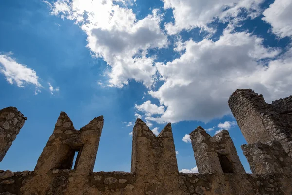 Abruzos Rocca Calascio Rocca Situada Abruzzo Provincia Aquila Municipio Calascio — Foto de Stock