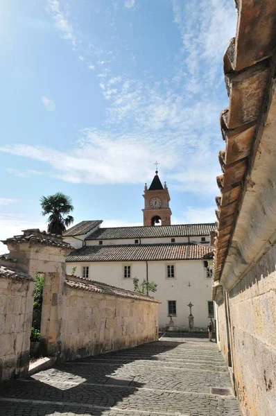 Trisulti Lazio Trisulti Charterhouse Klášter Nachází Obci Collepardo Provincii Frosinone — Stock fotografie