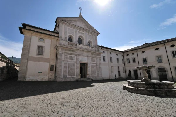 Trisulti Lazio Trisulti Charterhouse Mosteiro Localizado Município Collepardo Província Frosinone — Fotografia de Stock