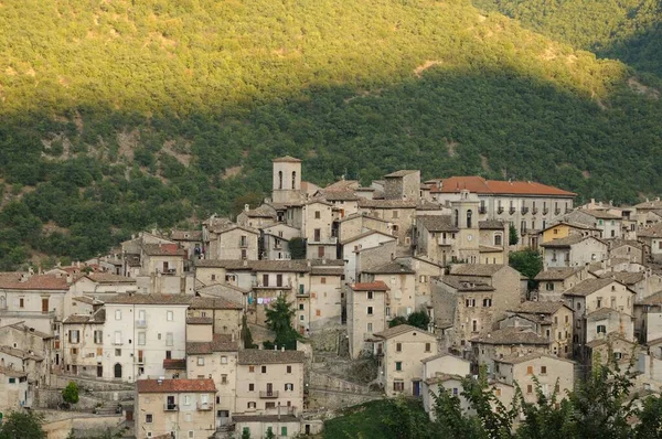 Scanno Aquila Abruzzen Scanno Ist Eine Italienische Stadt Mit 782 — Stockfoto