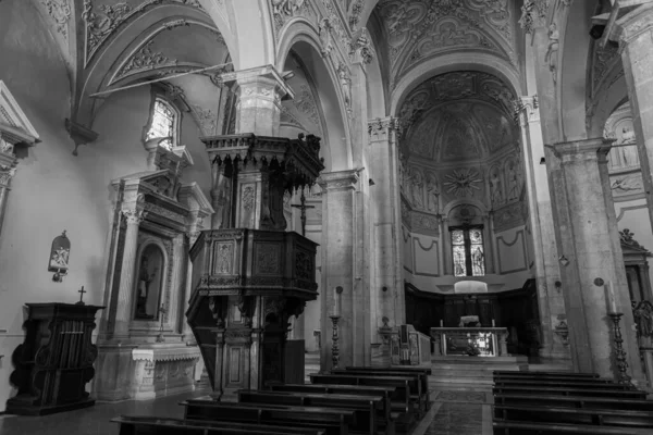 Pacentro Aquila Abruzos Iglesia Maria Maggiore Remonta Siglo Xiii Tiene —  Fotos de Stock