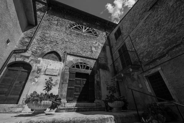 Pacentro Aquila Abruzzen Antike Mittelalterliche Stadt Bekannt Für Ihre Befestigungsanlagen — Stockfoto