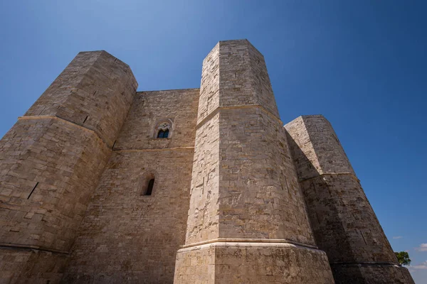 Andria, Puglia, Castel del Monte. Castel del Monte, Kutsal Roma İmparatoru 2. Frederick tarafından Puglia 'nın batısındaki Murge platosunda inşa edilen 13. yüzyıldan kalma bir kaledir..