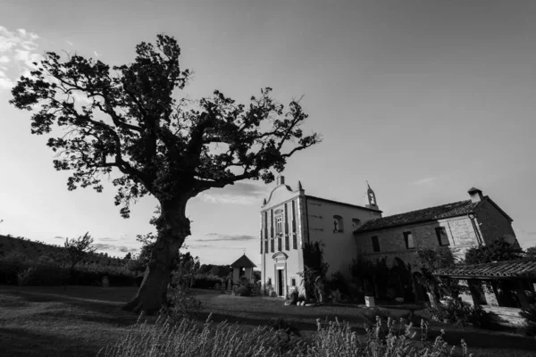 Bernardella Ascoli Piceno Marche Sanktuarium Madonny Della Consolazione Widok — Zdjęcie stockowe