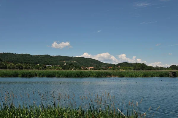 Posta Fibreno Frosinone Lazio Italia Lago Trova Nel Lazio Nella — Foto Stock