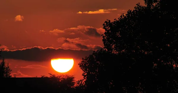 Espetaculares Fotografias Pôr Sol Molise — Fotografia de Stock