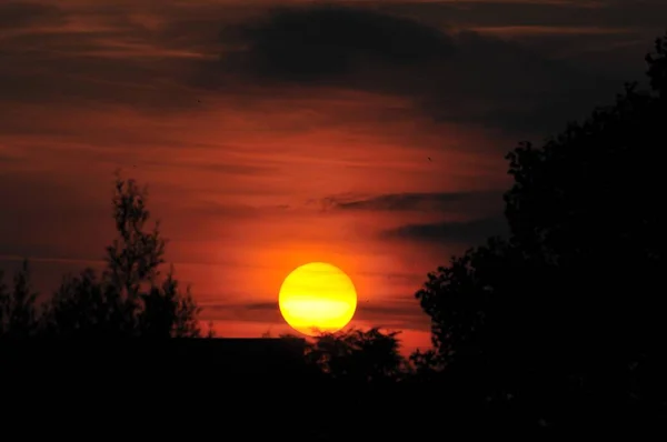 Fotos Espectaculares Puestas Sol Molise — Foto de Stock