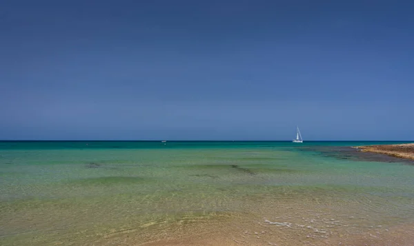 Ostuni Brindisi Puglia Fantástica Vista Las Aguas Claras Claras Las — Foto de Stock