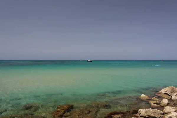 Ostuni Brindisi Puglia Fantástica Vista Las Aguas Claras Claras Las — Foto de Stock