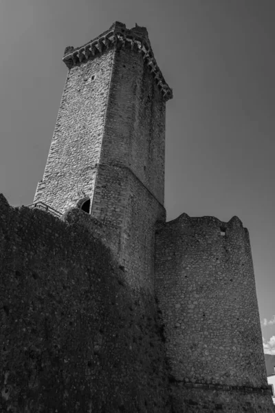 Pacentro Aquila Abruzzo Caldora Kalesi Caldora Kalesi Cantelmo Şatosu Pacentro — Stok fotoğraf