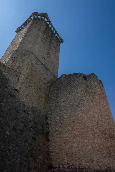 Pacentro Aquila Abruzzo Caldora Castle Castle Caldora Castle Cantelmo Ancient — Stock Photo, Image