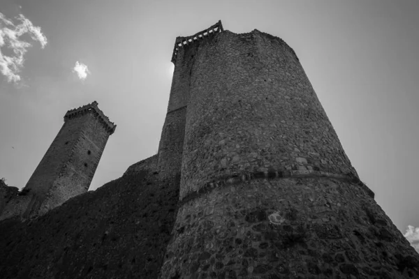 Pacentro Aquila Abruzzo Caldora Kalesi Caldora Kalesi Cantelmo Şatosu Pacentro — Stok fotoğraf