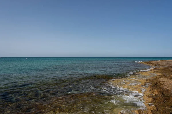 Ostuni Brindisi Puglia Fantástica Vista Las Aguas Claras Claras Las — Foto de Stock