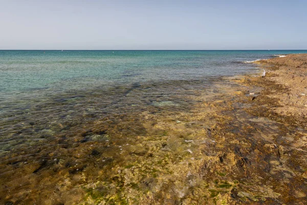 Ostuni Brindisi Puglia Fantástica Vista Las Aguas Claras Claras Las — Foto de Stock