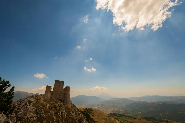 Abruzzo Rocca Calascio Rocca Localizado Abruzzo Província Aquila Município Calascio — Fotografia de Stock