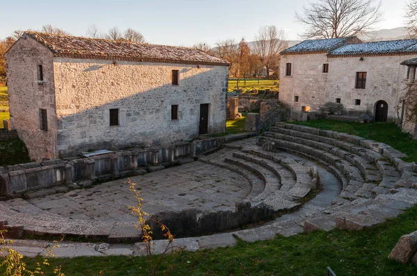 Een Sepino Saepinum Een Romeins Archeologisch Gebied Gelegen Regio Molise — Stockfoto