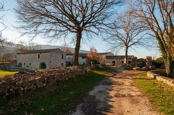 Kom Igen Saepinum Ett Romerskt Arkeologiskt Område Beläget Molise Regionen — Stockfoto