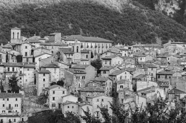 Scanno Aquila Abruzzo Scanno Uma Cidade Italiana 782 Habitantes Localizada — Fotografia de Stock