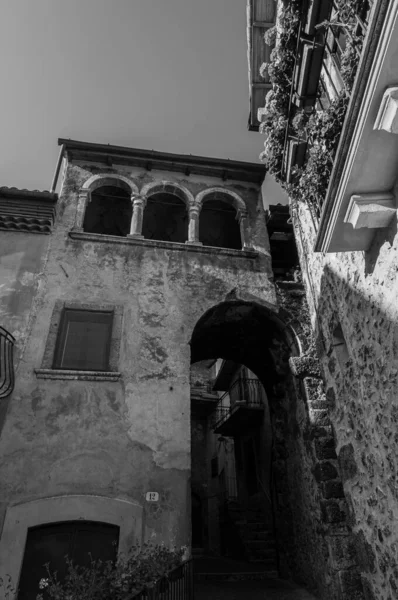 Scanno Aquila Abruzzo Scanno Uma Cidade Italiana 782 Habitantes Localizada — Fotografia de Stock