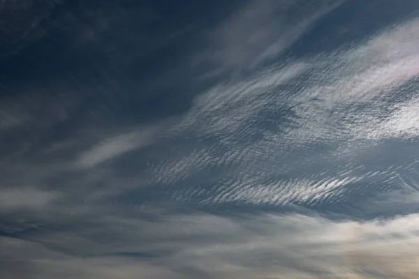 Nuvens Céu Maravilhoso Espetáculo Céu Cheio Nuvens Profundidade Tridimensionalidade Céu — Fotografia de Stock