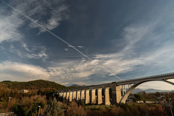 Isernia Molise Italy Santo Spirito Railway Bridge View — Stock Photo, Image