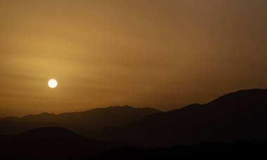 Molise 'de günbatımının muhteşem fotoğrafları