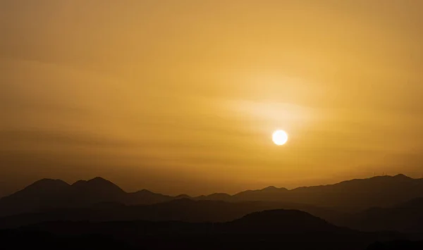 Spektakuläre Fotos Von Sonnenuntergängen Molise — Stockfoto