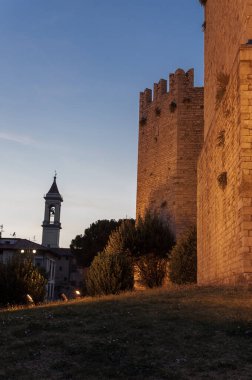 Prato, Toskana, İtalya. İmparatorun Kalesi. Görünüm 