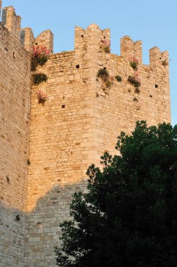 Prato, Toskana, İtalya. İmparatorun Kalesi. Görünüm 