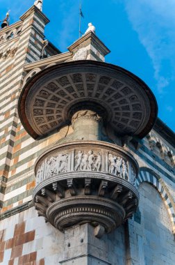 Prato, Toskana. Duomo 'da. St. Stephen Katedrali Prato 'nun ana Katolik ibadethanesidir..