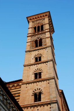 Prato, Toskana. Duomo 'da. St. Stephen Katedrali Prato 'nun ana Katolik ibadethanesidir..