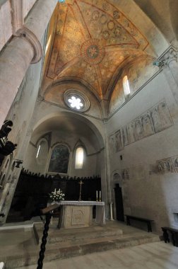 Amaseno, Frosinone, Lazio. Santa Maria Assunta Koleji Kilisesi.